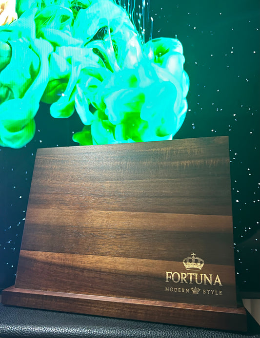 FORTUNA Magnetinis Peilių Laikiklis iš Natūralaus Akacijos Medžio