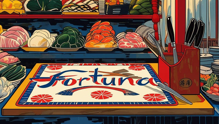 Fortuna premium kokybės pjaustymo lentelės bei peilių stovai