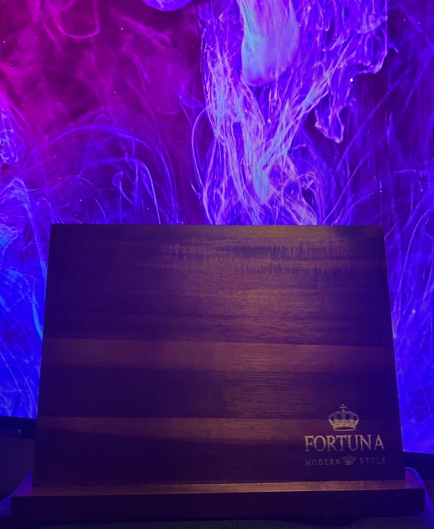FORTUNA Magnetinis Peilių Laikiklis iš Natūralaus Akacijos Medžio